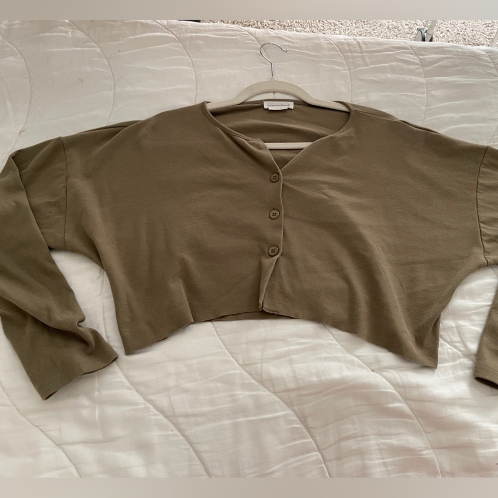 BNWOT Lovers & Friends Revolve Cropped Cardigan Top